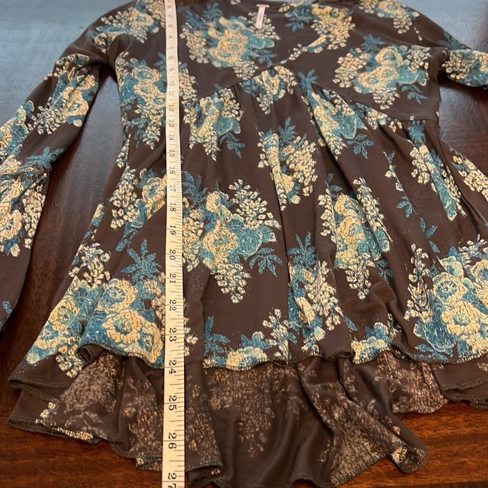 Free People | Floral Babydoll Tunic | Size XS - Picture 10 of 10